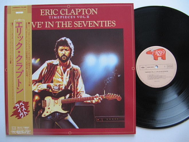 Eric Clapton Timepieces Vol. II LP Japanilainen OBI