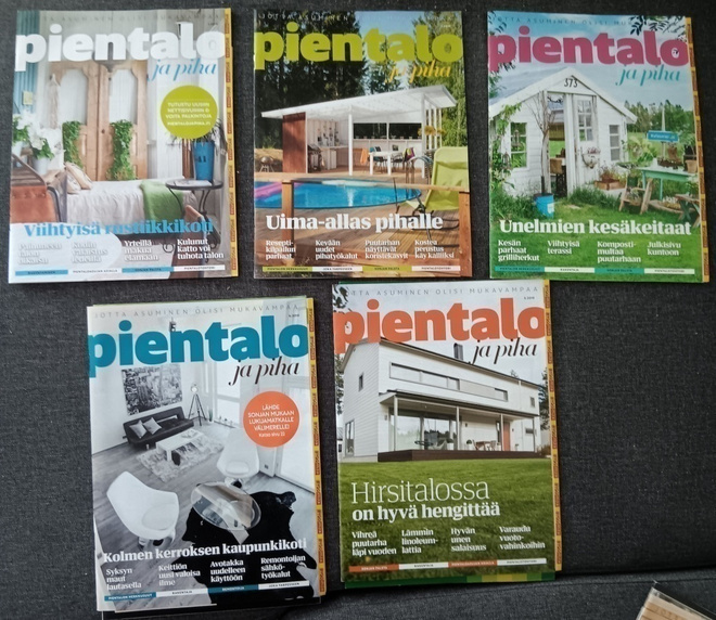 Pientalo ja piha -lehden 2015 vuosikerta hyvä!