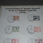 Natsi Saksa Berlin Olympia 1936 -leima A4 Hakaristi - pikkukuva 2