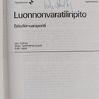 Leo Kolttola : Luonnonvaratilinpito : esitutkimusraportti... - pikkukuva 3