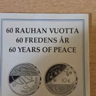 3 kpl 10 eur 2005 hopeaa "60 rauhan vuotta" - pikkukuva 4