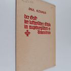 Paul Althaus : Der Geist der lutherischen Ethik im Augsbu... - pikkukuva 1
