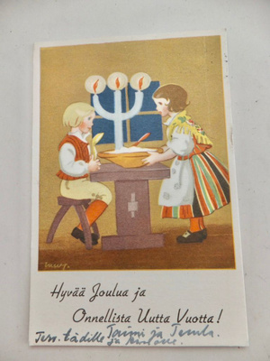 VANHA Postikortti Martta Wendelin 1930-l