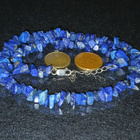 Hopea lukko, Lapis lazuli kivi, kaulakoru lapislazuli stone - pikkukuva 5