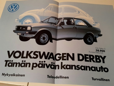 VW Derby -esite, 1981