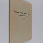 Antero Warelius : Kertomus Tyrvään pitäjästä 1853, Antero... - pikkukuva 1