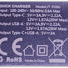 Musta USB C -laturi + 1m USB C - Lightning-kaapeli #28549 - pikkukuva 2