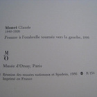 Painokuva Monet Femme à l’ombrelle Musée d’Orsay (vasen) - pikkukuva 2