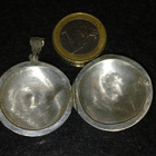 Iso Vanha hopea medaljonki riipus 925 RN - pikkukuva 4