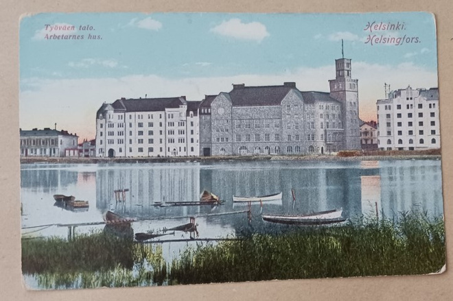 Helsinki, Työväen talo, Säästöpankinrantaa, väripk, ei p.