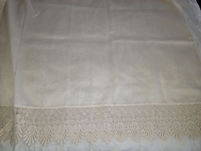 Vaalea beige verhokappa 300x80cm