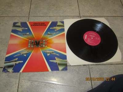 Rage - Out Of Control LP (1981) NWOBHM Carrere