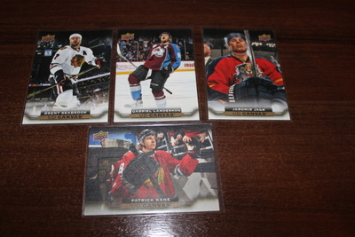 2015-16 Upper Deck UD Canvas kortteja alk.0,50e/kpl