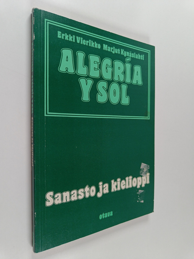 Erkki Vierikko : Alegria y sol Sanasto ja kielioppi