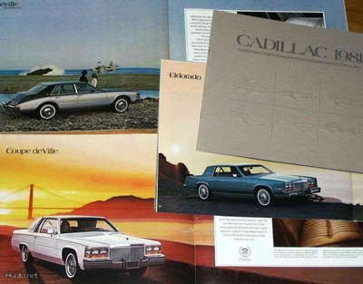 1981 Cadillac PRESTIGE esite - KUIN UUSI - 40 sivua