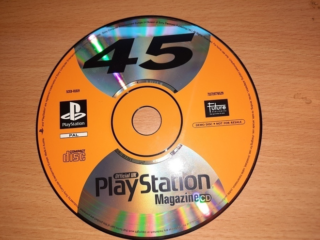 PS1 Official UK 45 PlayStation magazine demo