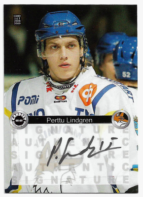 2008-09 Cardset Signature Perttu Lindgren