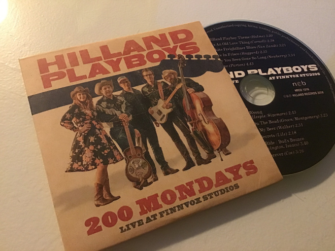 Hilland Playboys . 200 mondays CD pahvikansi
