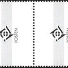 Ål 2000 Arkkitehtuuria 10,00 mk välilöpari logo ** LaPe 180 - pikkukuva 2