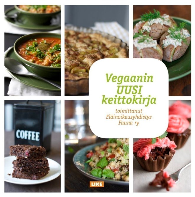Eläinoikeusyhdistys Fauna:  VEGAANIN UUSI KEITTOKIRJA