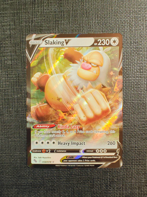 Slaking V 058/078 Pokemon Go Sword & Shield Ultra Rare