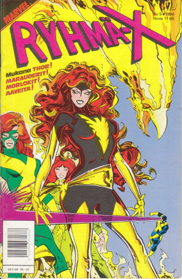 Ryhmä-X 5/1990 mukana mm. Thor