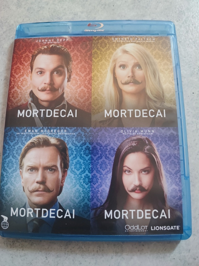 Mortdecai BLU-RAY Johnny Depp Ewan McGregor Gwyneth Paltrow