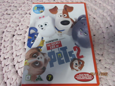 Lemmikkien salainen elämä 2 dvd.  Suomipuhe.