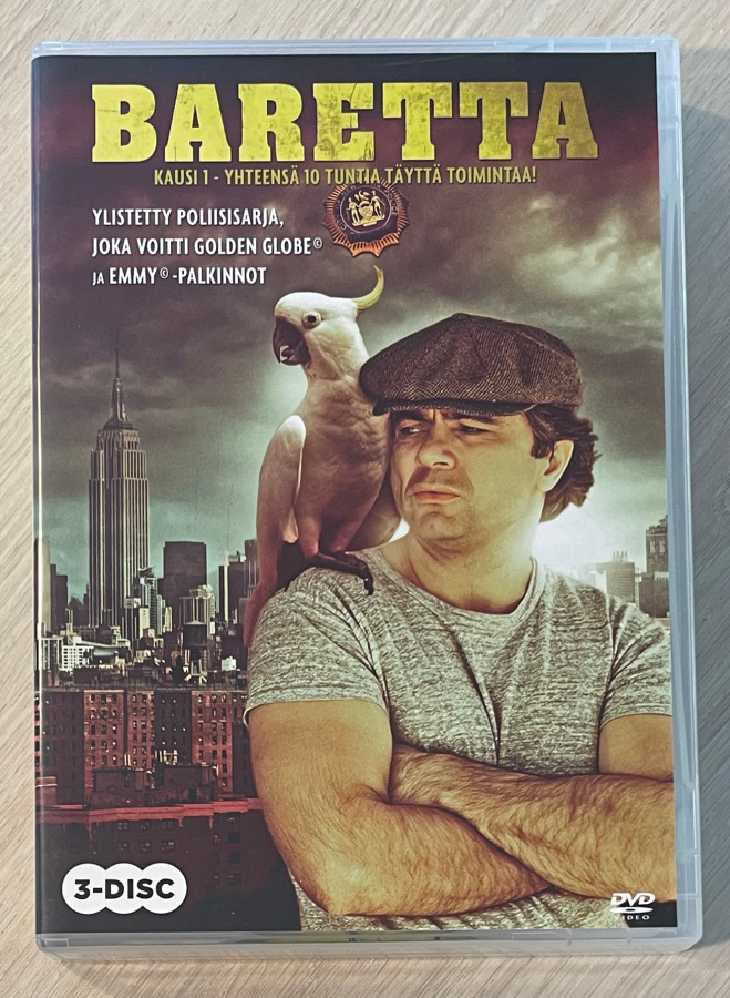 BARETTA: Kausi 1 (3DVD) 70-luvun kulttiklassikko!