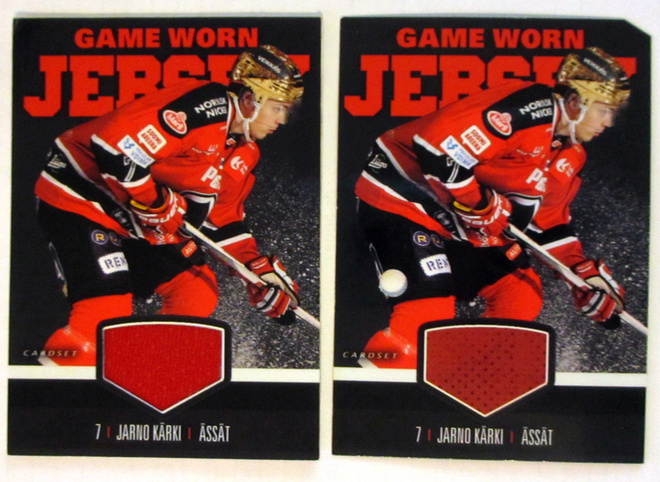 Jarno Kärki Ässät Jersey Cardset 2016-17