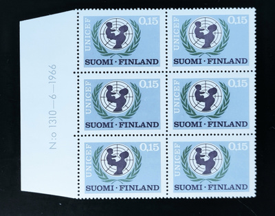 1966 UNICEF numerokuusilo **