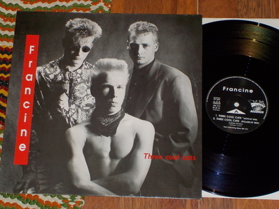 FRANCINE - Three Cool Cats - EP 1990 suomi rockabilly MINT-