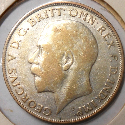 Britania. One florin 1926 hopea.