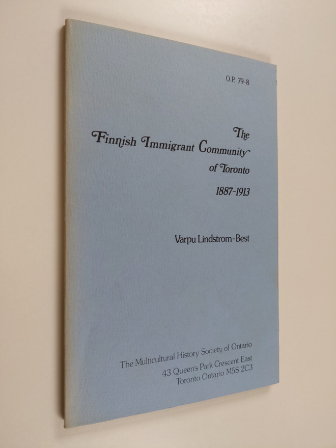 Varpu Lindstrom-Best : The Finnish immigrant community of...