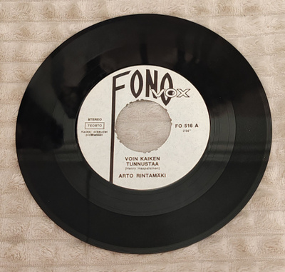Arto Rintamäki Voin Tunnustaa Kaiken 7"Single
