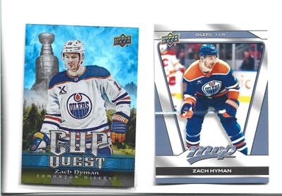 ZACH HYMAN - OILERS -1 erkkari=CUP QUEST #CQ-14 UD 2025-26