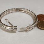 Kreikkalainen Hopea Greek Key rannerengas 925 - pikkukuva 5