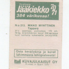 Jääkiekko 1970-71 Kuvajulkaisut n:o 213 MIKKO MYNTTINEN. Tap - pikkukuva 2
