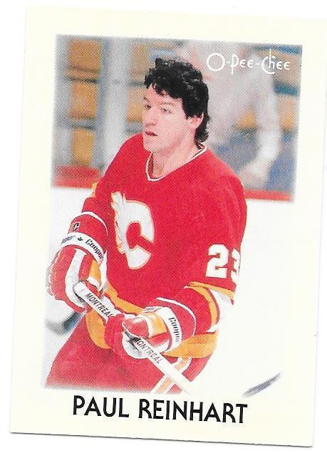1987-88 OPC Minis #34 Paul Reinhart Calgary Flames