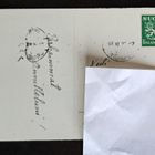 Kukkia,neilikat maljakossa, kulkenut 1932 - pikkukuva 2