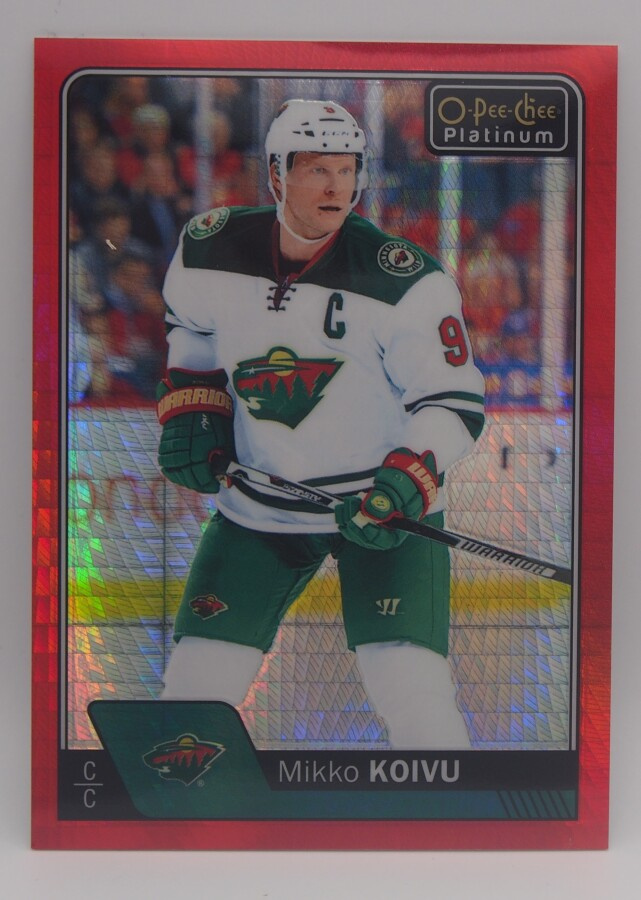 2016-17 OPC Platinum Red prism Mikko Koivu /199