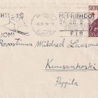 PUNAINEN RISTI MM HIIHDOT LEIMALLA 1938 KUUSANKOSKELLE - pikkukuva 1