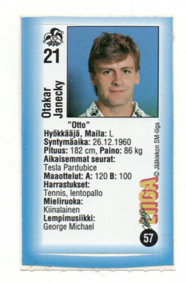 Jääkiekko JyväsHyvä n:o 57 OTAKAR JANECKY