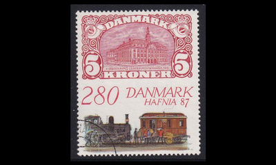 Tanska 900 o Hafnia postimerkkinäyttely (1987)