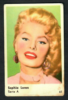 Keräilykuva - Sophia Loren Serie A 61