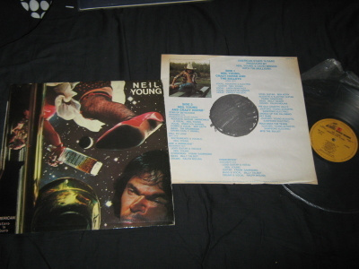NEIL YOUNG-AMERICAN STARS BARS- LP espanja promo