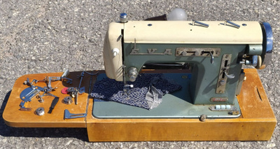 EvaZig Zag -ompelukone, -50-60-luvulta