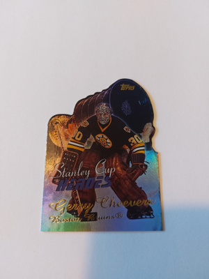 2001-02 Topps Stanley Cup Heroes #SCHGC Gerry Cheevers