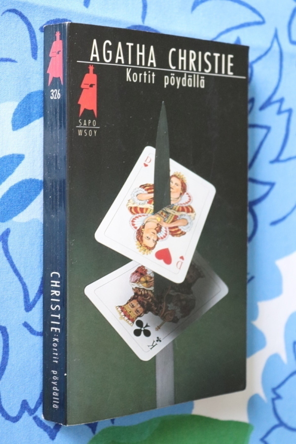 Agatha Christie : Kortit pöydällä ( SAPO 10.p. 1989)