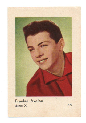 Purkkakuva Hellas Serie X n:o 85 FRANKIE AVALON Purukumikuva